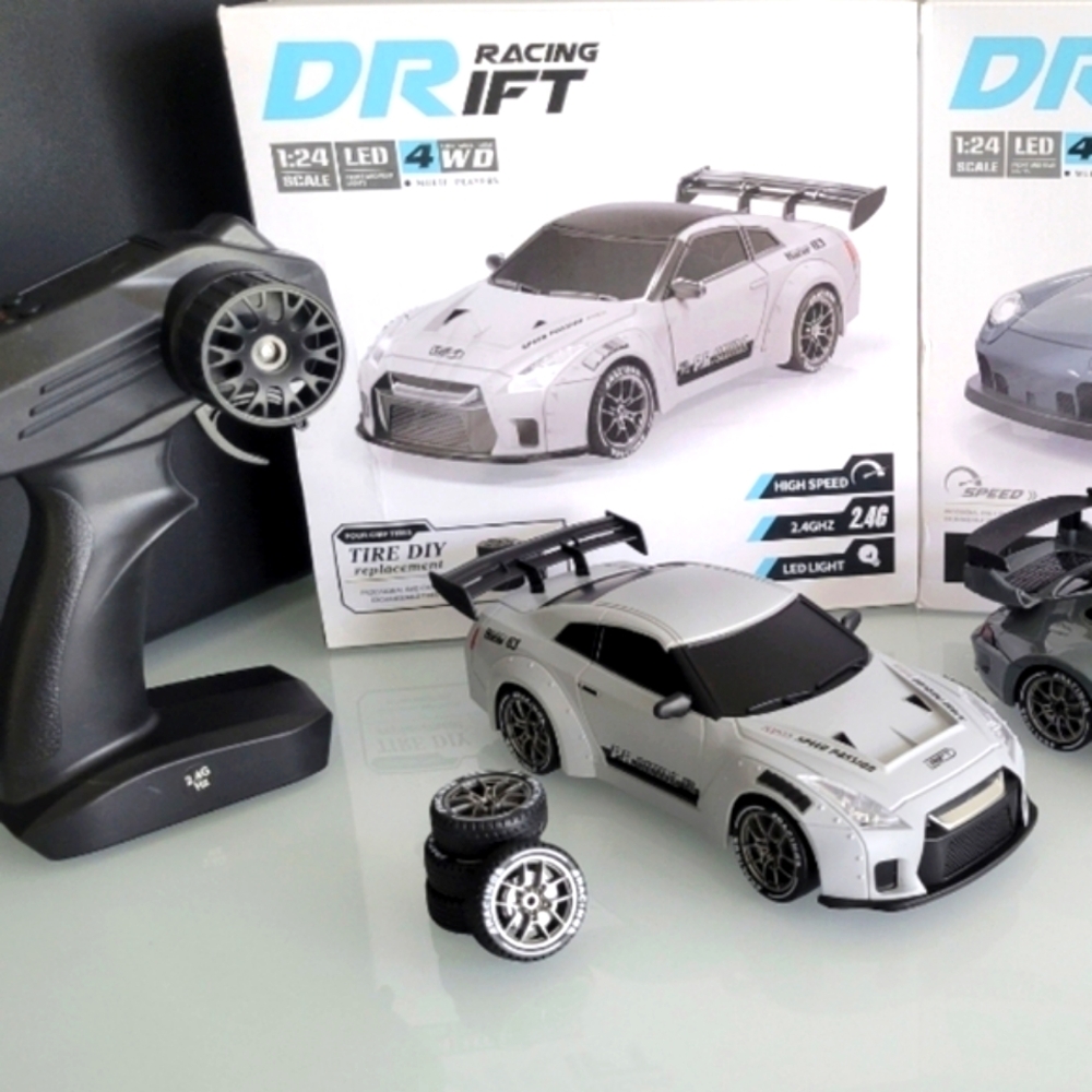 NEW Drift 4wd Rc 1:24 Nissan GTR 2.4G JDM Racing, Race Car
